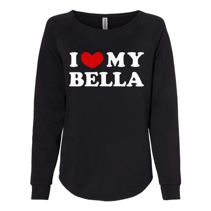 I Love My Bella Womens California Wash Sweatshirt