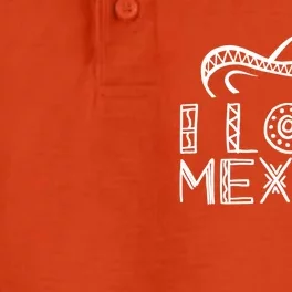 I Love Mexico Proud Mexican Lover Country Gift Dry Zone Grid Performance Polo