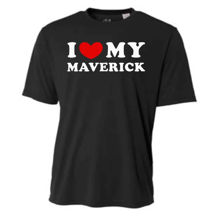 I Love My Maverick I Heart My Maverick Cooling Performance Crew T-Shirt