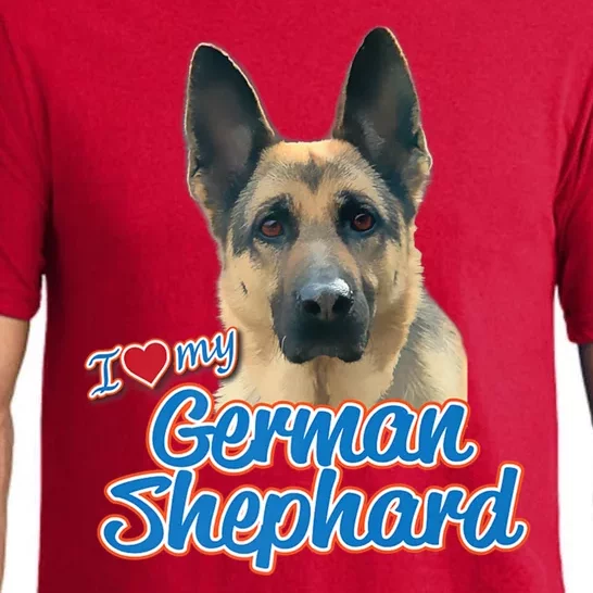 I Love My German Shephard Pajama Set