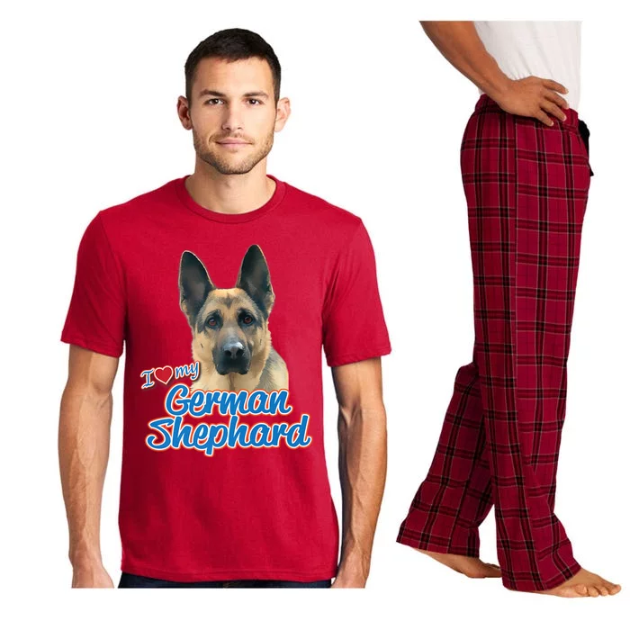 I Love My German Shephard Pajama Set