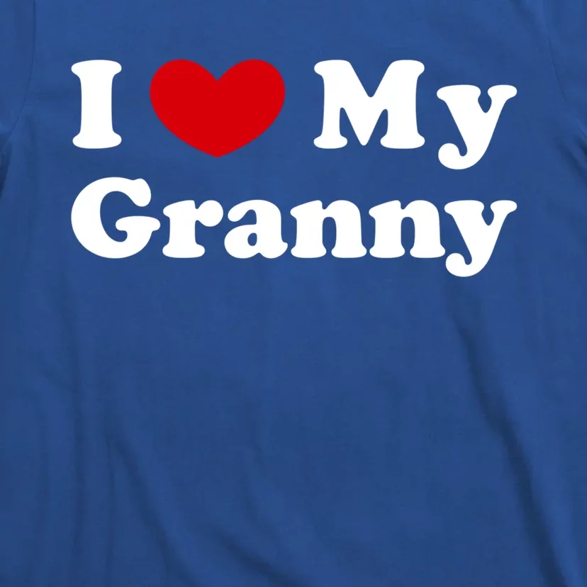 I Love My Granny I Heart My Granny Cute Gift T-Shirt