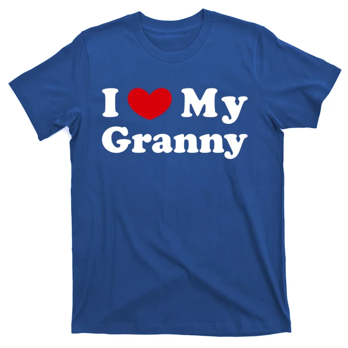 I Love My Granny I Heart My Granny Cute Gift T-Shirt