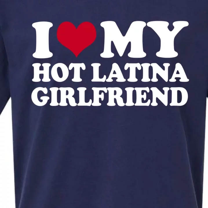 I Love My Hot Latina Friend Cool Gift Sueded Cloud Jersey T-Shirt