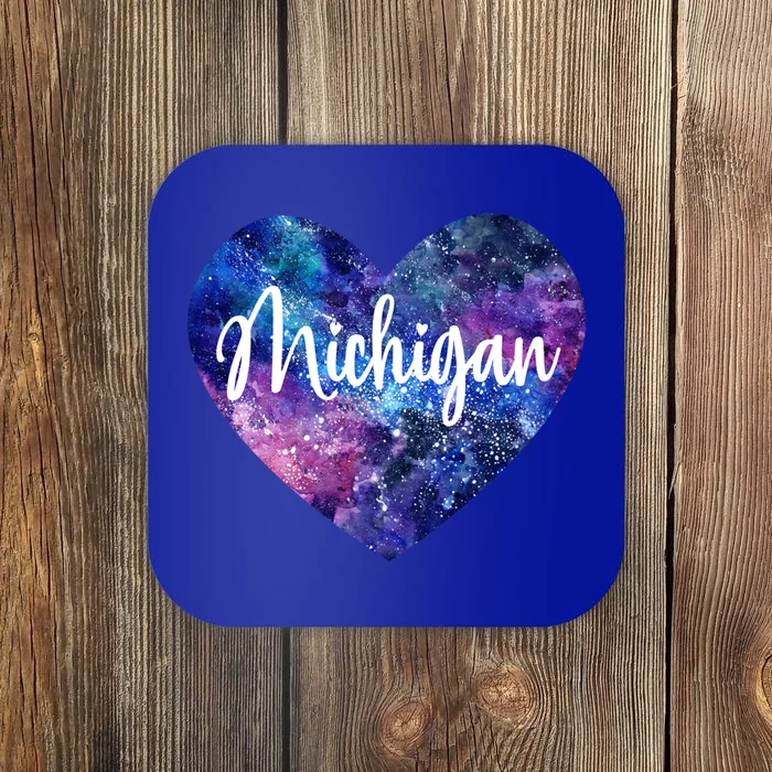 I Love Michigan Usa Gift Coaster