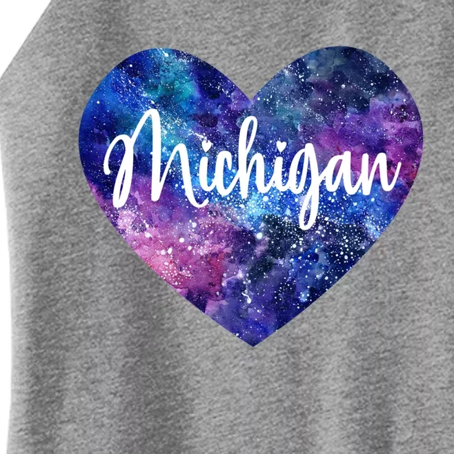 I Love Michigan Usa Gift Women’s Perfect Tri Rocker Tank