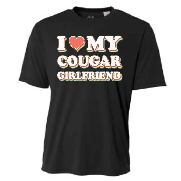 I loved my cougar girlfriend vintage I heart my cougar GF Cooling Performance Crew T-Shirt