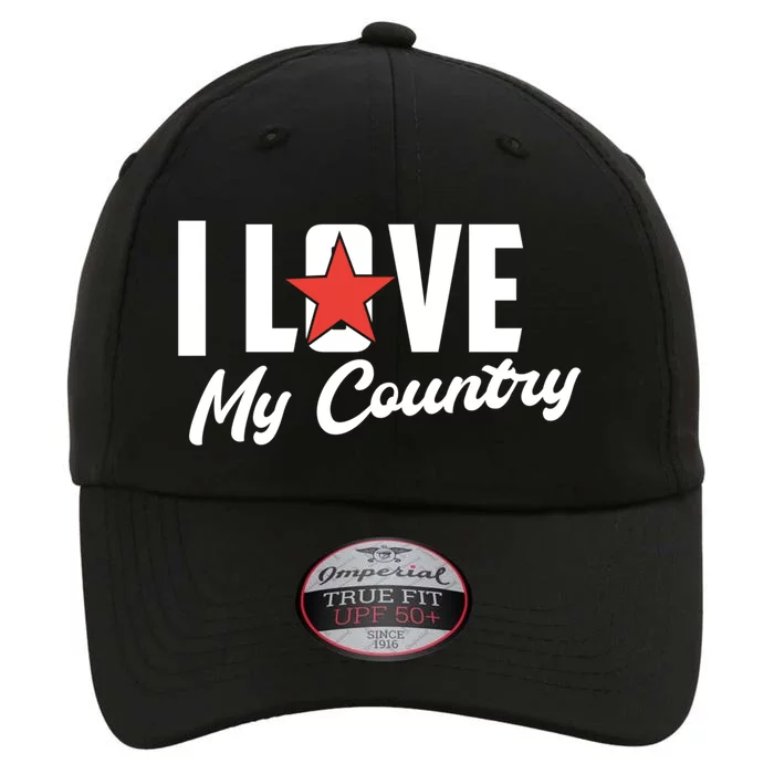 I Love My Country Awesome Freedom 4th Of July Bbq Party Gift The Original Performance Cap