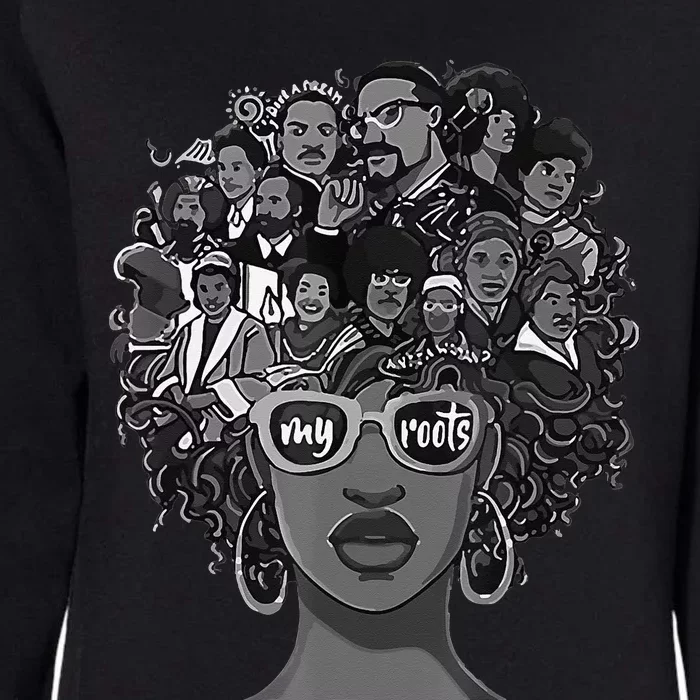 I Love My Roots Back Powerful BHM Womens California Wash Sweatshirt