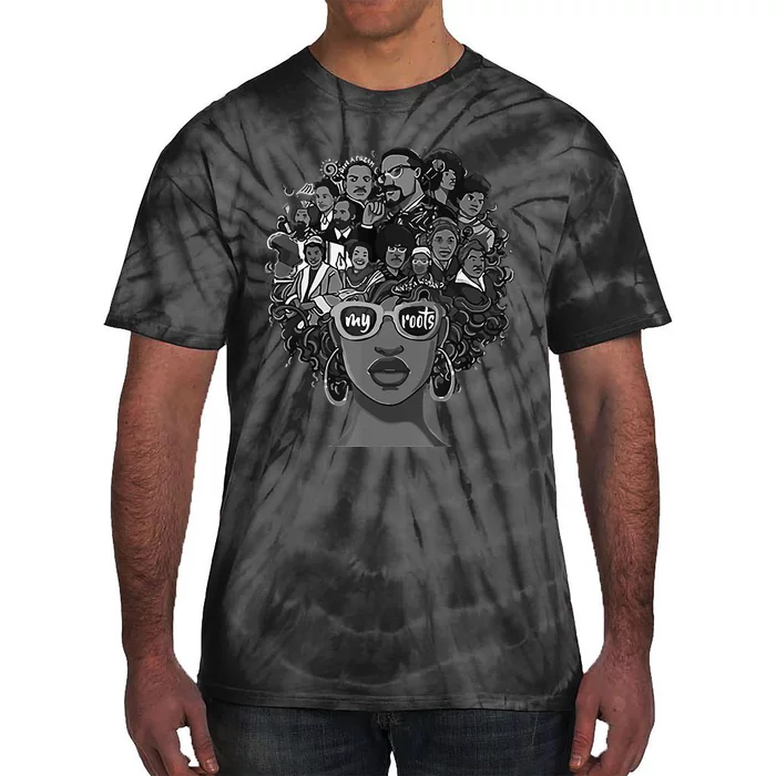 I Love My Roots Back Powerful BHM Tie-Dye T-Shirt