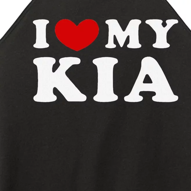 I Love My Kia Women’s Perfect Tri Rocker Tank