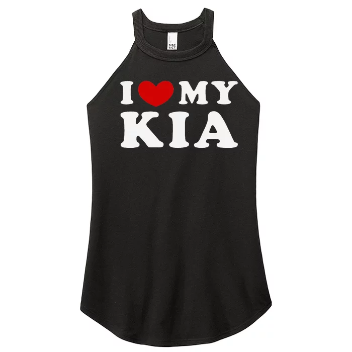 I Love My Kia Women’s Perfect Tri Rocker Tank