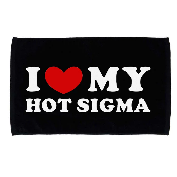 I Love My Hot Sigma Microfiber Hand Towel