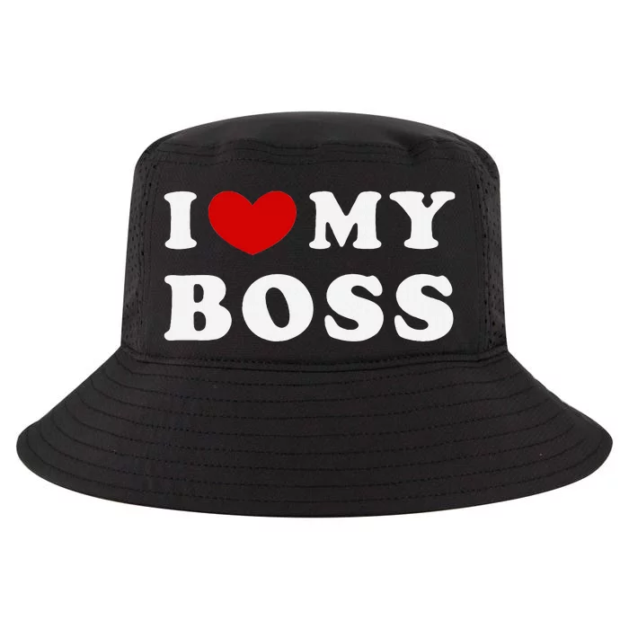 I Love My Boss Cool Comfort Performance Bucket Hat