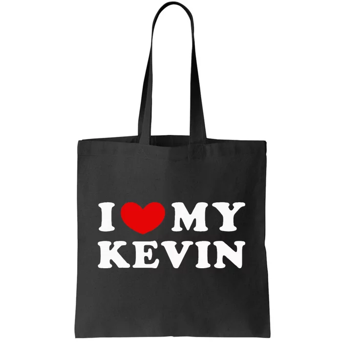 I Love My Kevin retro I Heart My Kevin Tote Bag