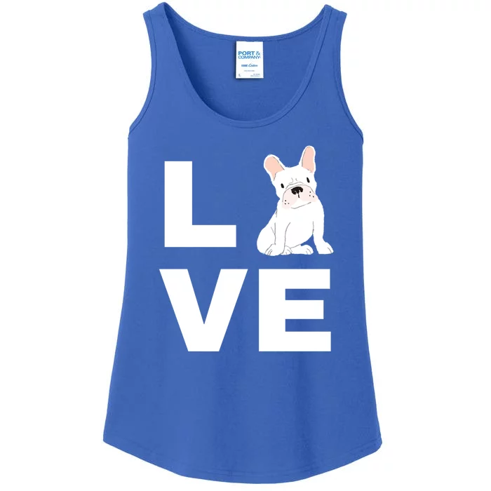 I Love My Frenchie French Bulldog Dog Lover Gift Ladies Essential Tank