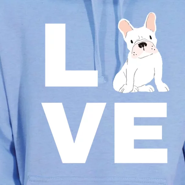 I Love My Frenchie French Bulldog Dog Lover Gift Unisex Surf Hoodie