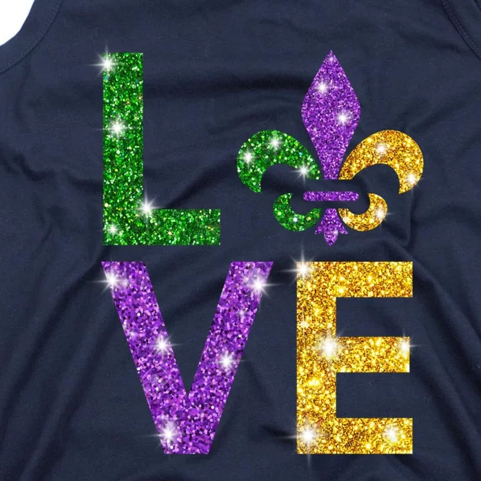 I Love Mardi Gras Shirt For Girls, Women , Men Tank Top