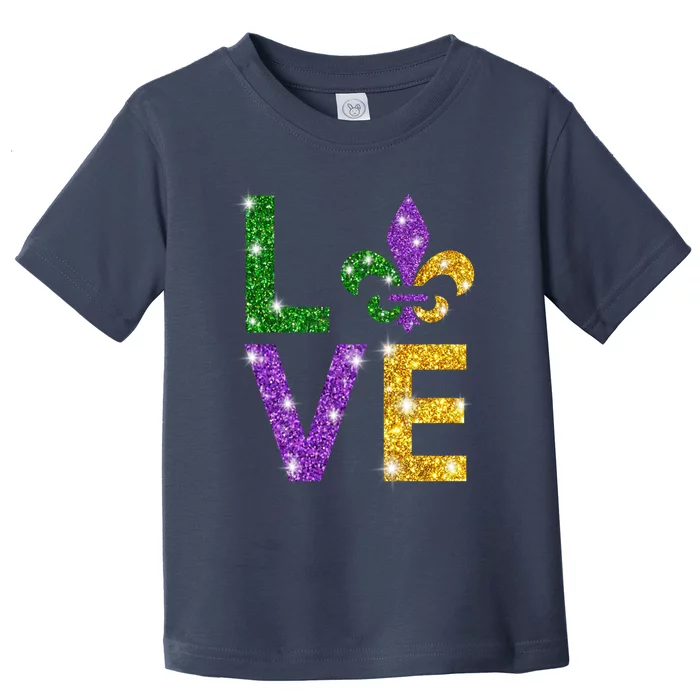 I Love Mardi Gras Shirt For Girls, Women , Men Toddler T-Shirt