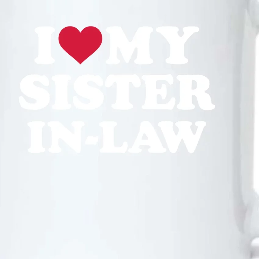 I Love My Sister In Law Brother Gift Black Color Changing Mug