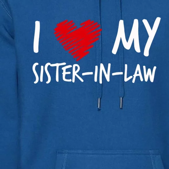 I Love My Sistercool Giftincool Giftlaw Valentines Outfit Matching Family Cool G Premium Hoodie