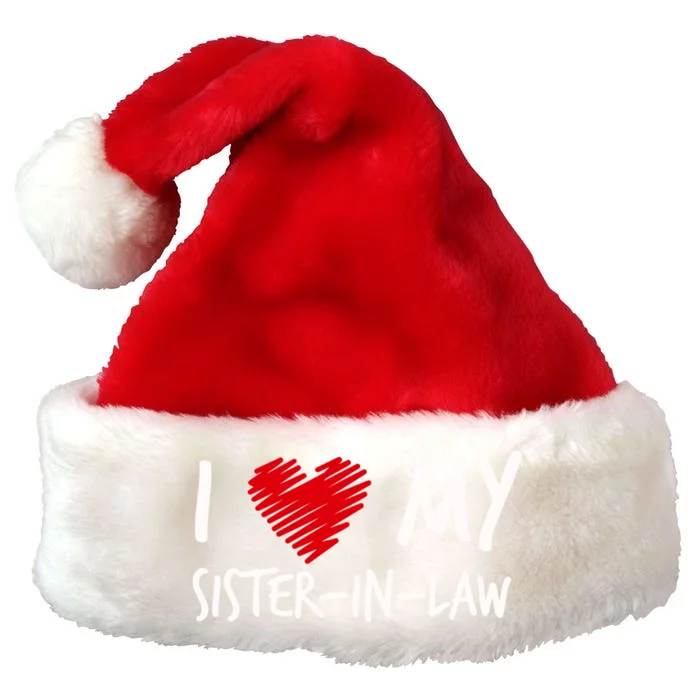 I Love My Sistercool Giftincool Giftlaw Valentines Outfit Matching Family Cool G Premium Christmas Santa Hat