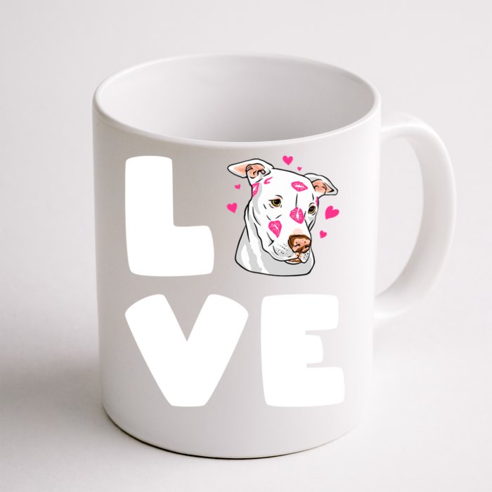 I Love My Pitbull Love Pitbull Pittie Dog Moms Dads Meaningful Gift Front & Back Coffee Mug