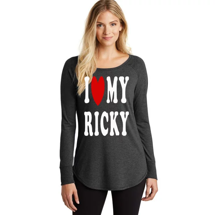 I Love My Ricky I Heart My Ricky Women's Perfect Tri Tunic Long Sleeve Shirt