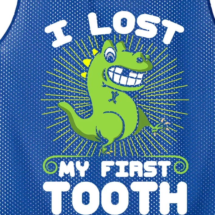 I Lost My First Tooth Tooth Fairy Gift Mesh Reversible Basketball Jersey Tank