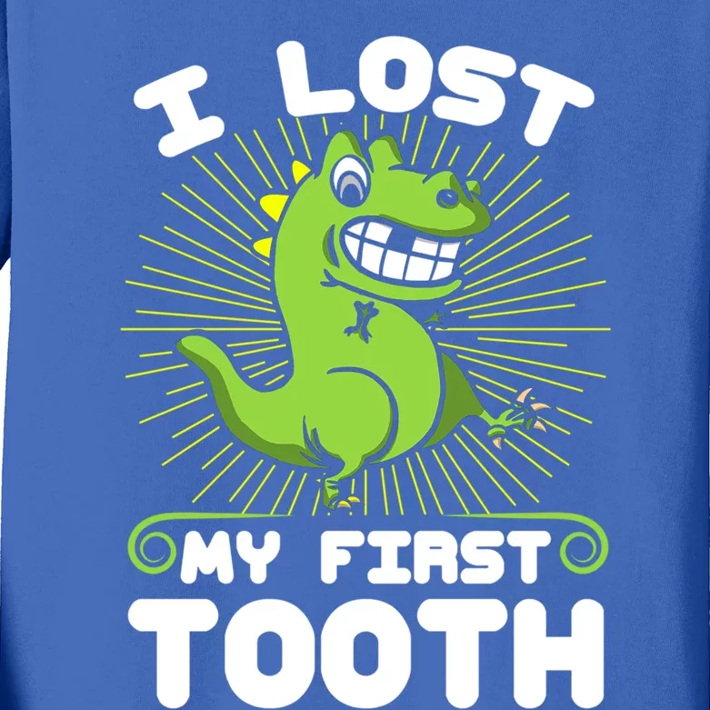 I Lost My First Tooth Tooth Fairy Gift Kids Long Sleeve Shirt