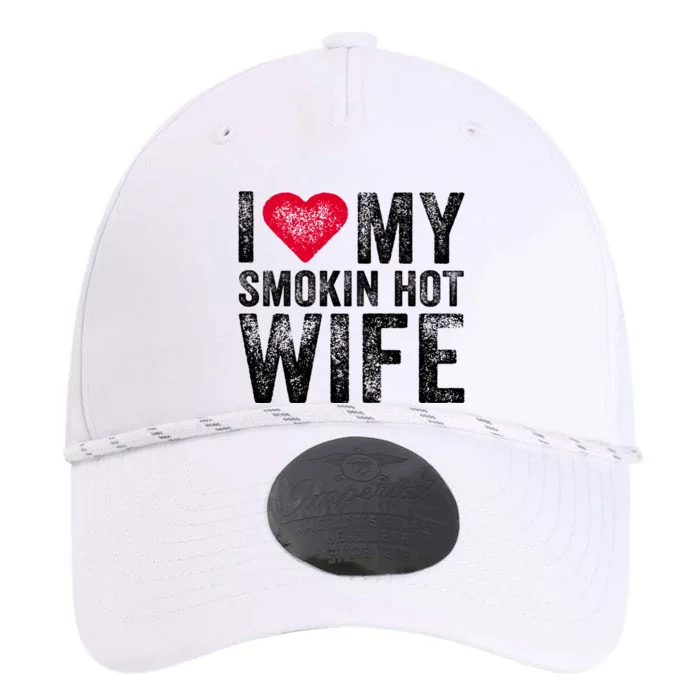 I Love My Smokin Hot Wife Red Heart Love Funny Vintage Retro Gift Performance The Dyno Cap