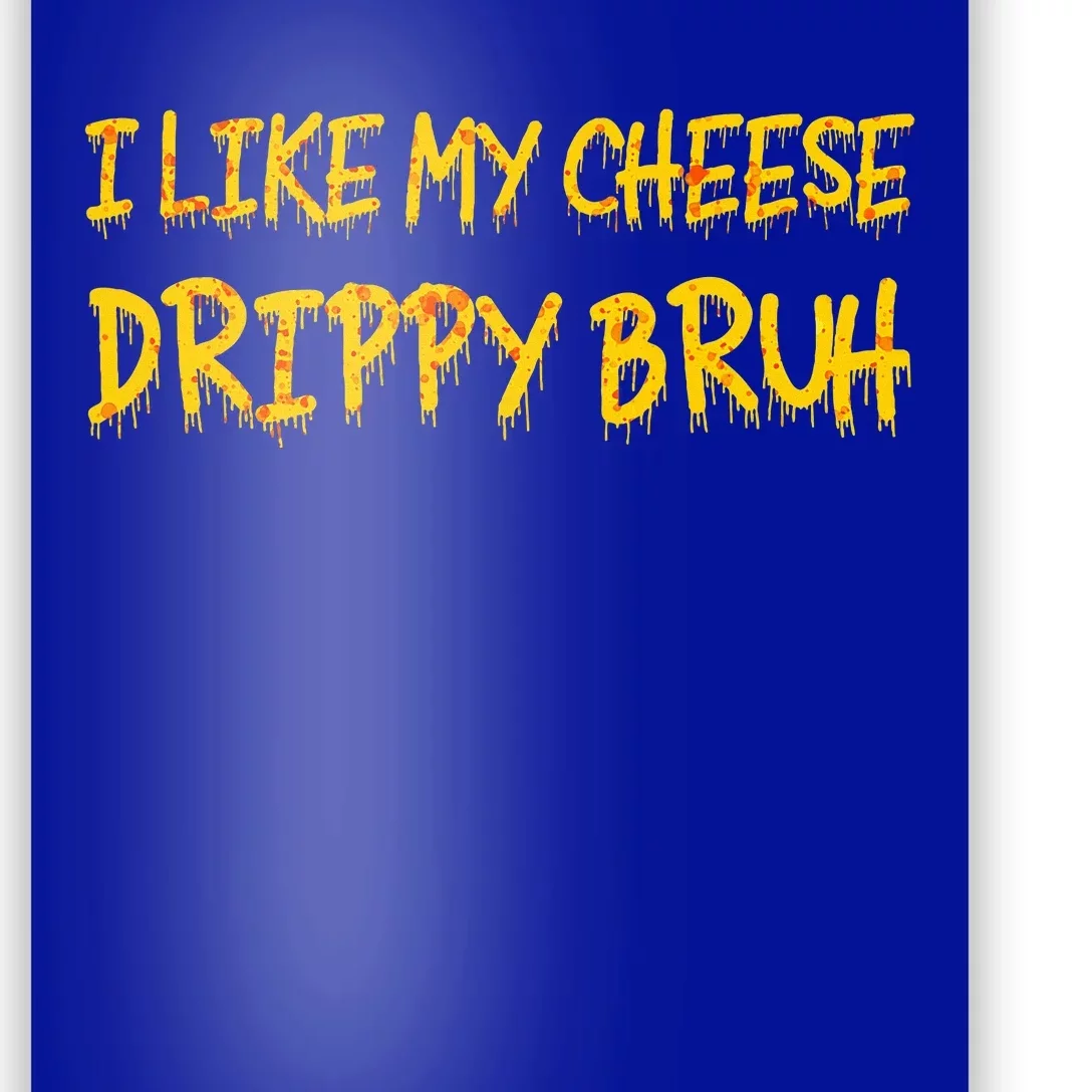 I Like My Cheese Drippy Bruh Poster