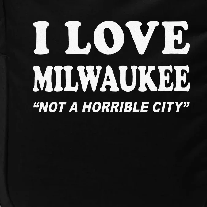 I Love Milwaukee Wisconsin Impact Tech Backpack