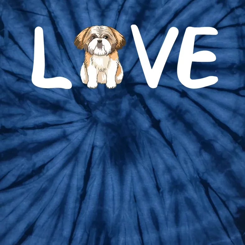 I Love My Shih Tzu Dog Shih Tzu Heart Shih Tzu Love Tie-Dye T-Shirt