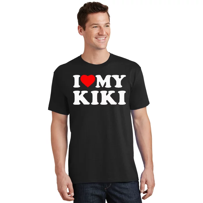 I Love My Kiki Heart Family T-Shirt