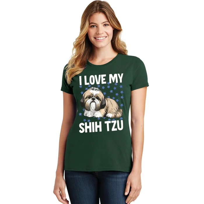 I Love My Shih Tzu Women's T-Shirt