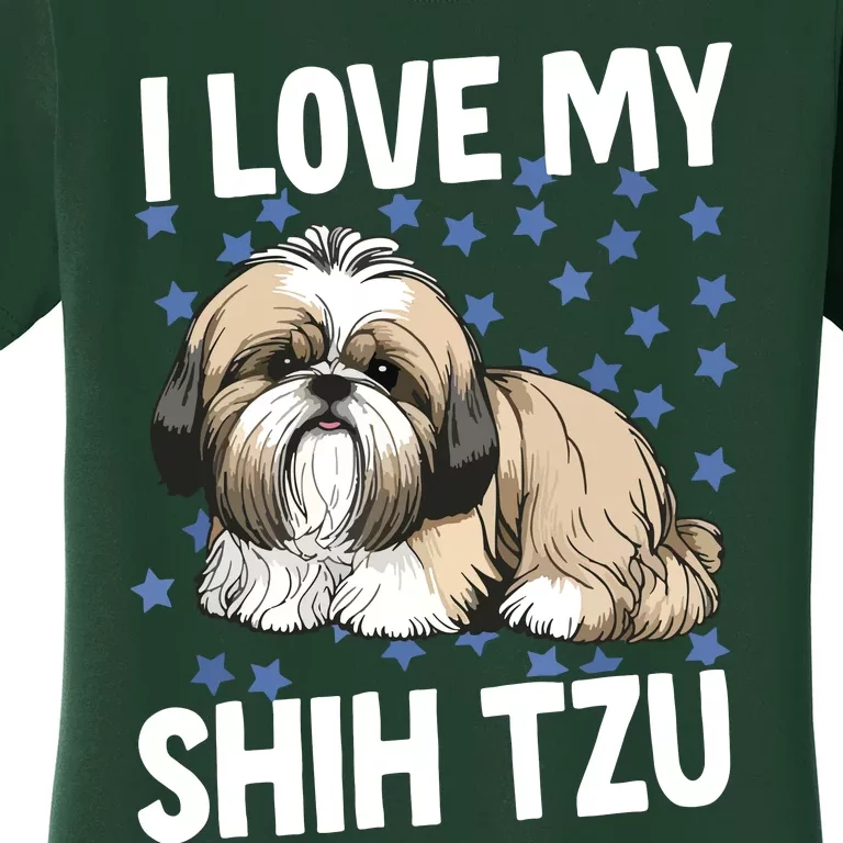 I Love My Shih Tzu Women's T-Shirt