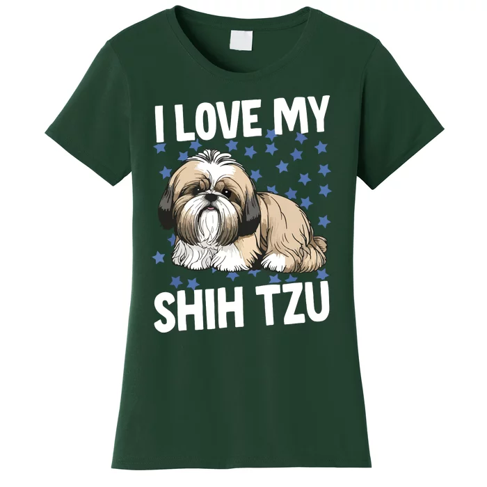 I Love My Shih Tzu Women's T-Shirt