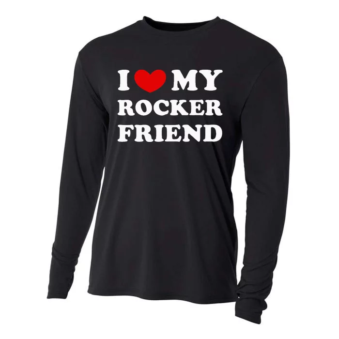 I Love My Rocker Friend I Heart My Rocker Friend Cooling Performance Long Sleeve Crew