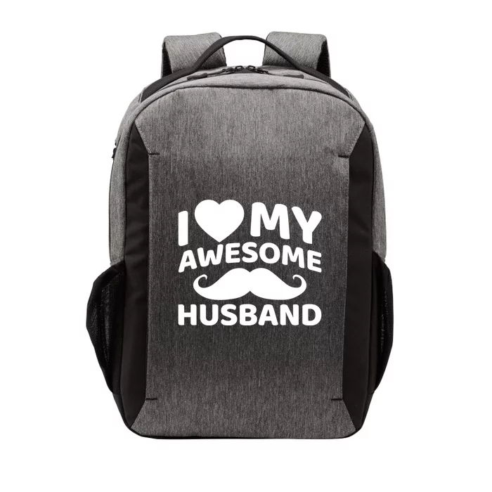 I Love My Awesome Husband Matching Outfits Valentines Day Cute Gift Vector Backpack