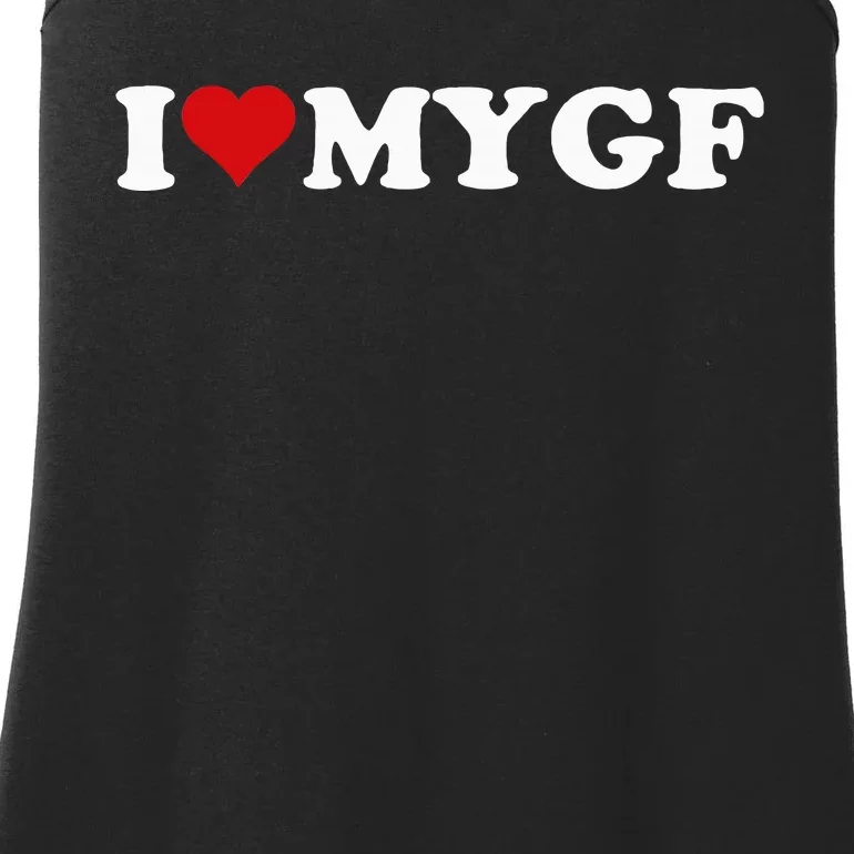 I Love My Hot Girlfriend I Heart My Hot Girlfriend Ladies Essential Tank