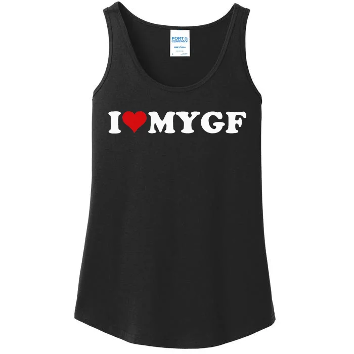 I Love My Hot Girlfriend I Heart My Hot Girlfriend Ladies Essential Tank