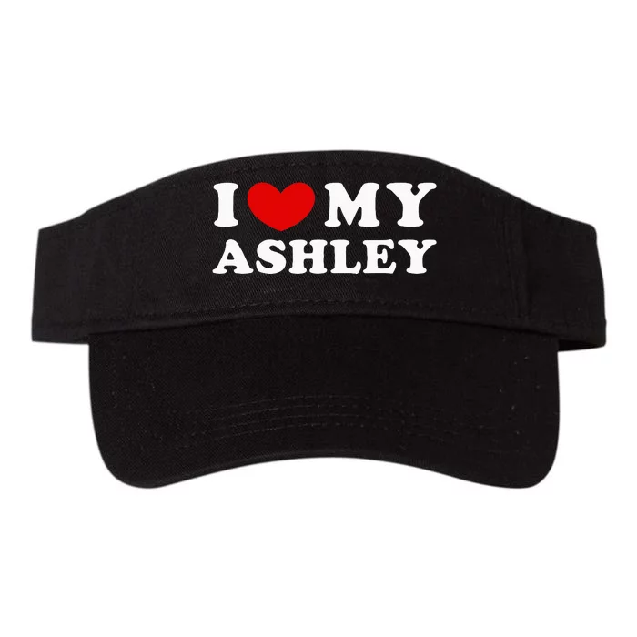 I Love My Ashley Valucap Bio-Washed Visor