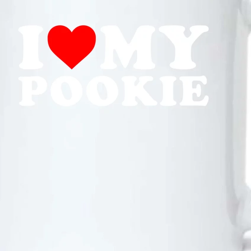 I Love My Pookie I Heart My Pookie Black Color Changing Mug