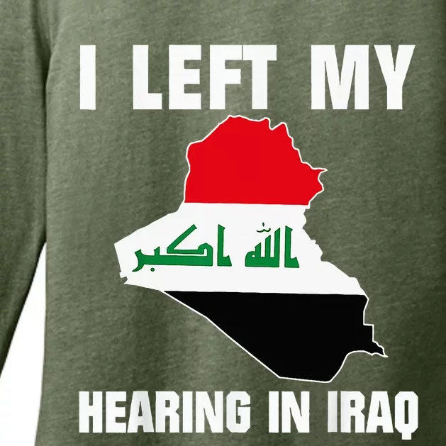 I Left My Hearing In Iraq Womens CVC Long Sleeve Shirt