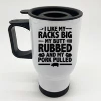 I Like My Butt Rubbed And My Pork Pulled Funny Kitchen Apron BBQ Funny –  Freedomtees USA