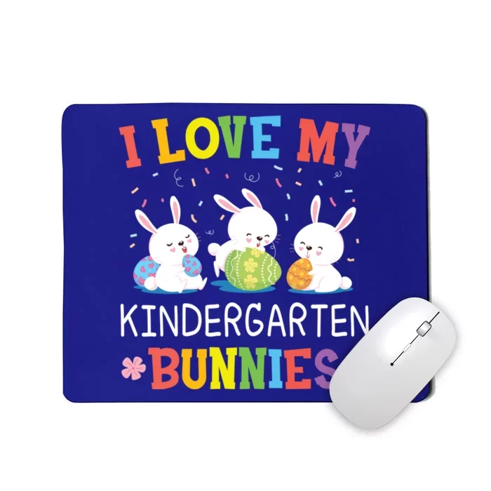 I Love My Kindergarten Bunnies Teacher Easter Day Cool Gift Mousepad