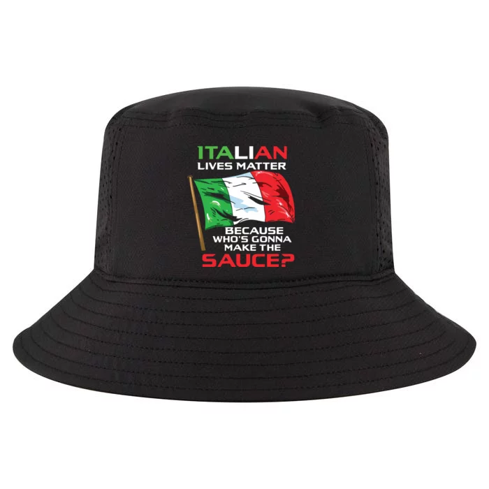 Italian Lives Matter Funny Italian Funny Italy Cool Comfort Performance Bucket Hat