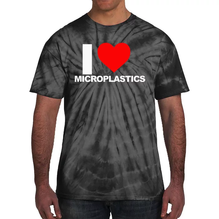 I Love Microplastics Tie-Dye T-Shirt