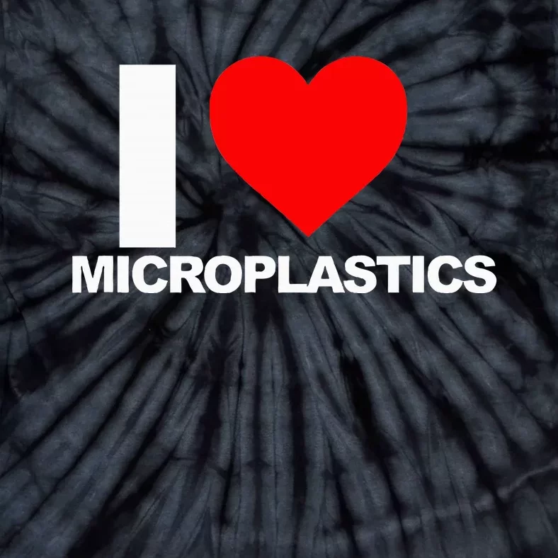 I Love Microplastics Tie-Dye T-Shirt